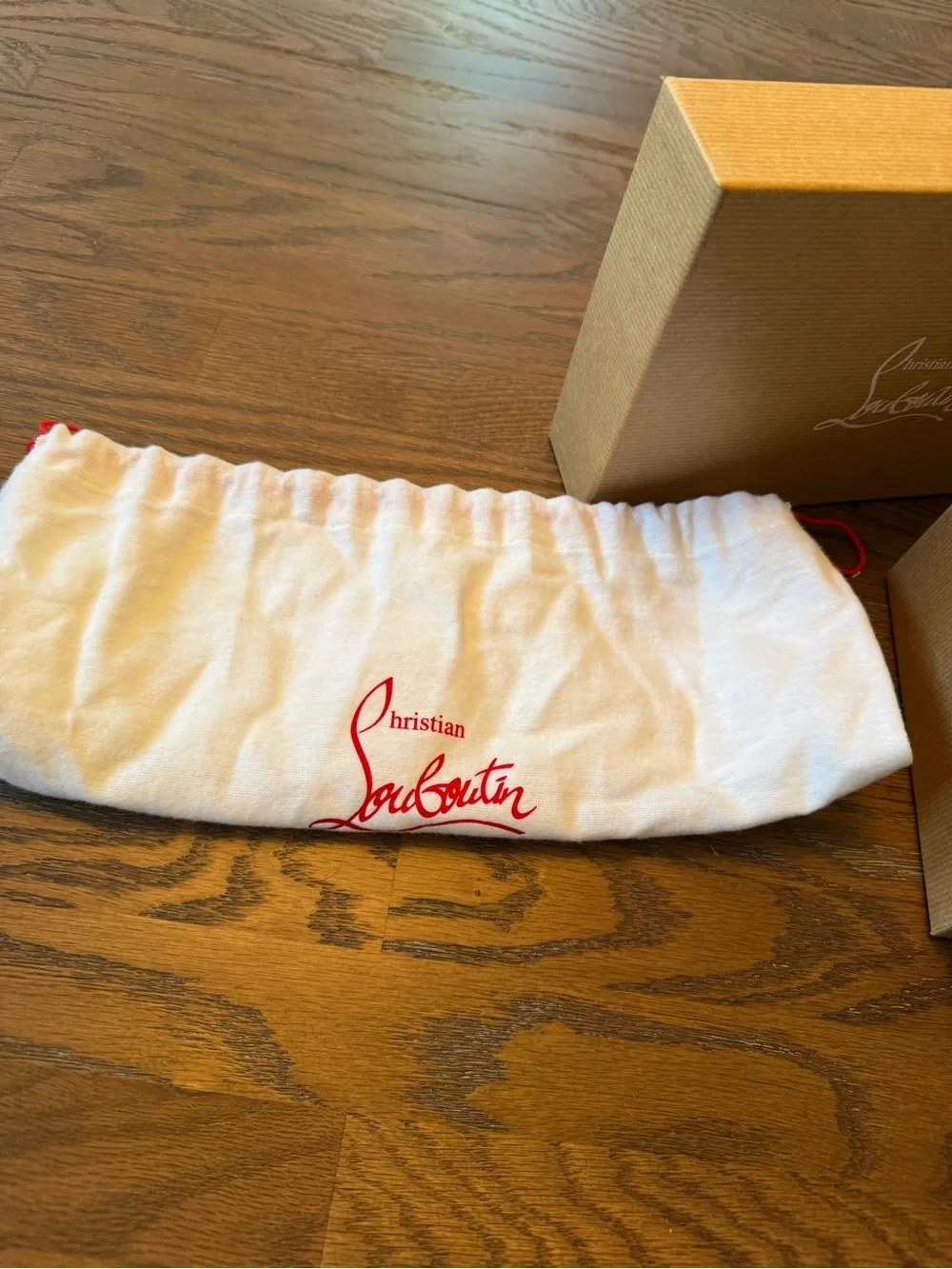 Christian Louboutin Gold Glitter Evening Clutch or wallet